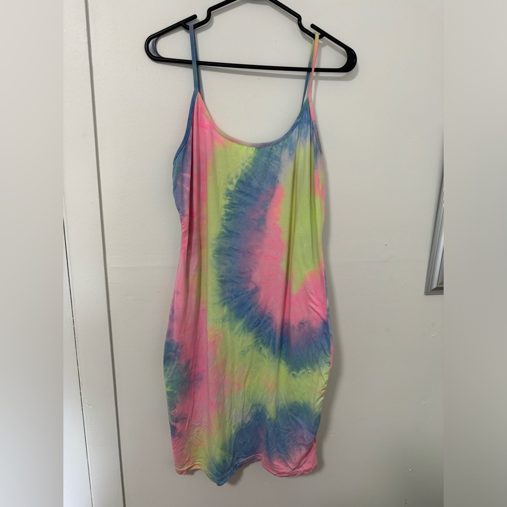 SHEIN PLUS tie dye dress